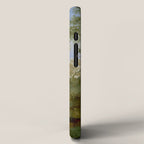 A Landscape with Distant Classical Ruins, a Bridge, Figures, and Cattle iPhone Case Gallery Image 2