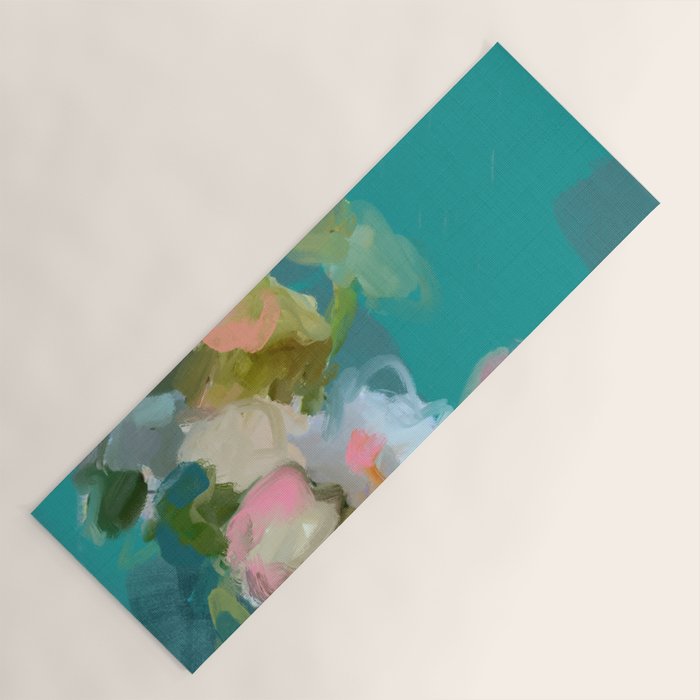 floral abstract 1 22 Yoga Mat Gallery Image 1