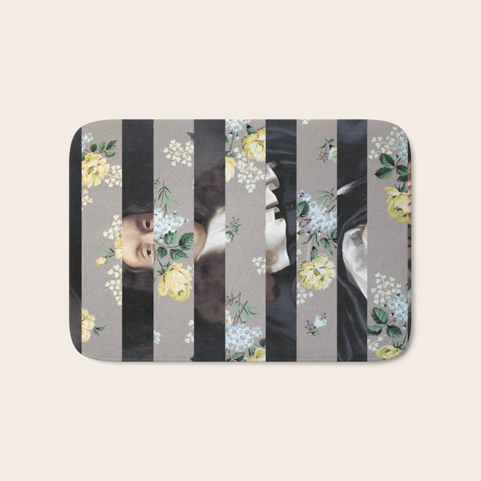 A Portrait With Bars 3 Bath Mat Gallery Image 1