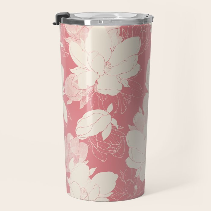 Big floral blossoms-SSF Travel Mug Gallery Image 3