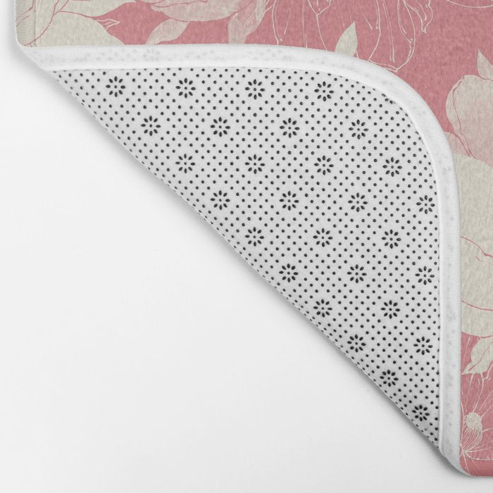 Big floral blossoms-SSF Bath Mat Gallery Image 2