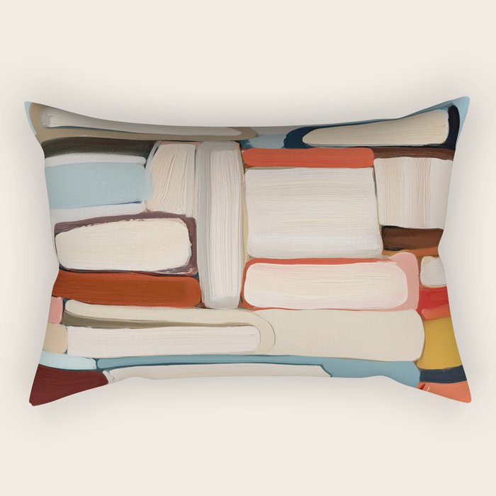 Stacked Stories Rectangular Pillow Gallery Image 2