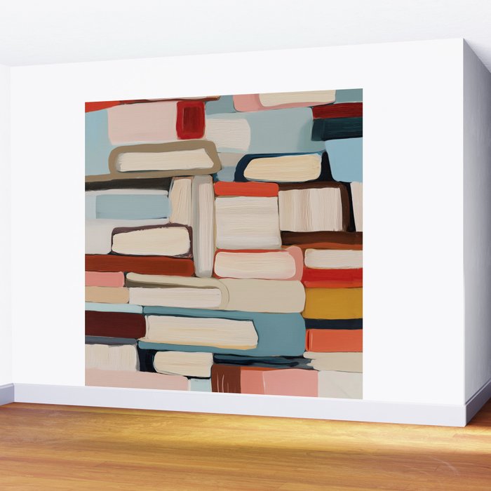 Stacked Stories Wall Mural Gallery Image 2