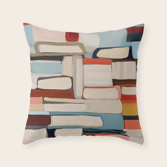 Stacked Stories Throw Pillow Gallery Image 6