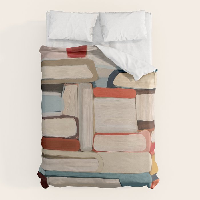 Stacked Stories Duvet Cover Gallery Image 1