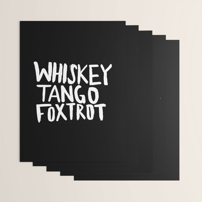 Whiskey Tango Foxtrot x WTF Wrapping Paper Gallery Image 3