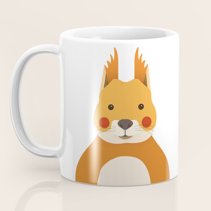 Red Squirrel Animal Portrait Coffee Mug Gallery Image 3