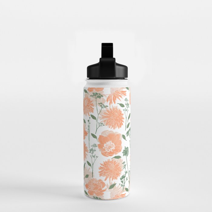 Modern floral blooms PGM5 Water Bottle Gallery Image 2