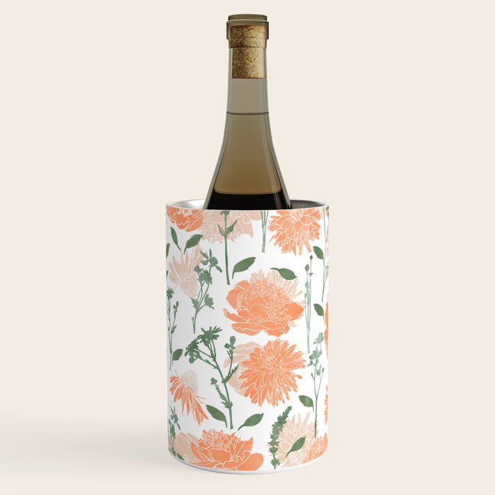 Modern floral blooms PGM5 Wine Chiller Gallery Image 1