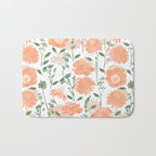 Modern floral blooms PGM5 Bath Mat Gallery Image 1