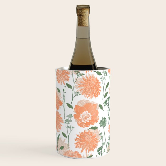 Modern floral blooms PGM5 Wine Chiller Gallery Image 3