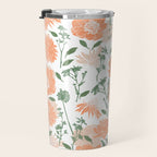 Modern floral blooms PGM5 Travel Mug Gallery Image 3