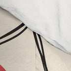 Minimalist Cherry Cosmo Cocktail Drink Comforter Gallery Image 4