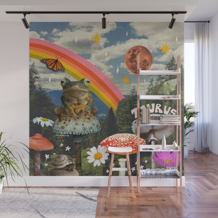Taurus Collage Wall Mural Gallery Image 1
