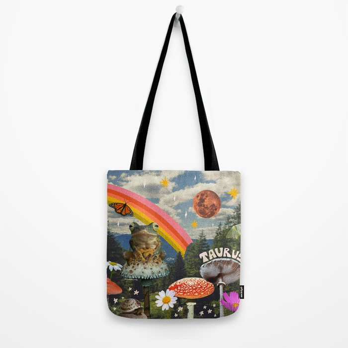 Taurus Collage Tote Bag Gallery Image 2