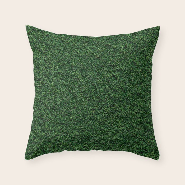 Green Grass Throw Pillow Gallery Image 6