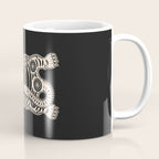 King Of The Jungle 04: Black & White Tiger Edition Coffee Mug Gallery Image 1