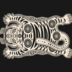 King Of The Jungle 04: Black & White Tiger Edition Coffee Mug Gallery Image 2