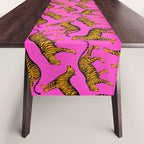 Tigers (Magenta and Marigold) Table Runner Gallery Image 1
