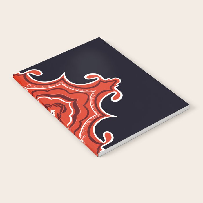 Red Waves Notebook Gallery Image 2