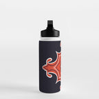 Red Waves Water Bottle Gallery Image 3