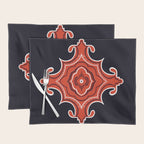 Red Waves Placemat Gallery Image 1