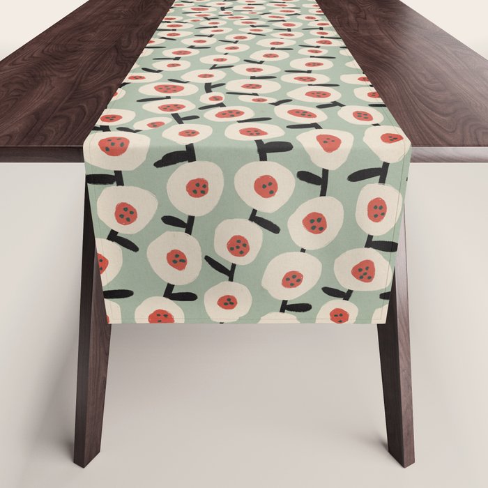 Dots & Flowers #1 Table Runner Gallery Image 1