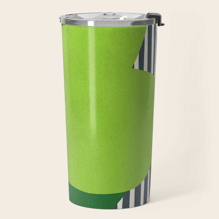 Modern abstract shape N03 Travel Mug Gallery Image 2