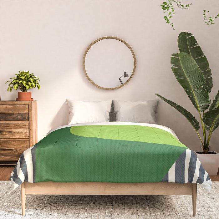 Modern abstract shape N03 Comforter Gallery Image 3