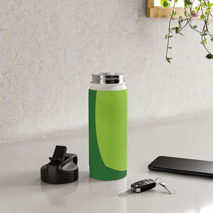 Modern abstract shape N03 Water Bottle Gallery Image 4