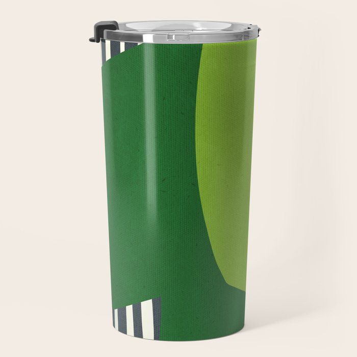 Modern abstract shape N03 Travel Mug Gallery Image 3