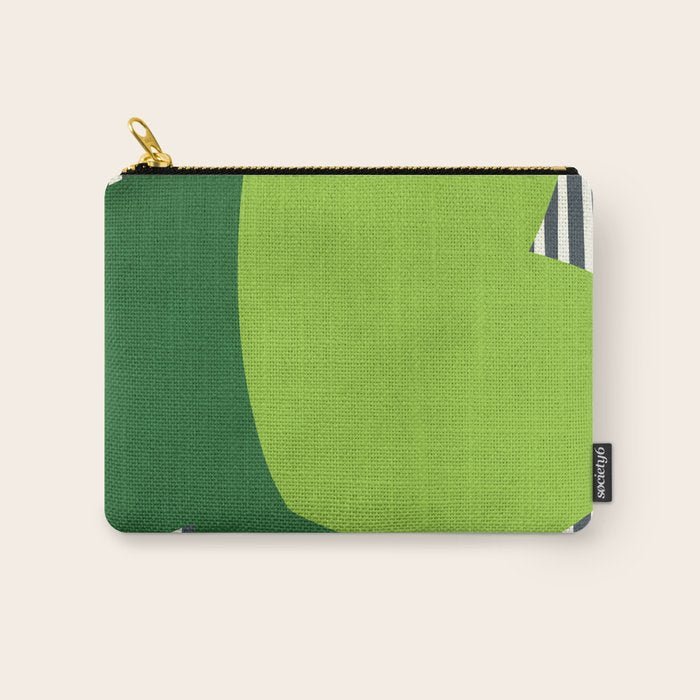 Modern abstract shape N03 Carry All Pouch Gallery Image 1
