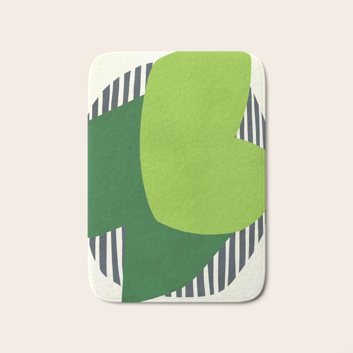 Modern abstract shape N03 Bath Mat Gallery Image 1