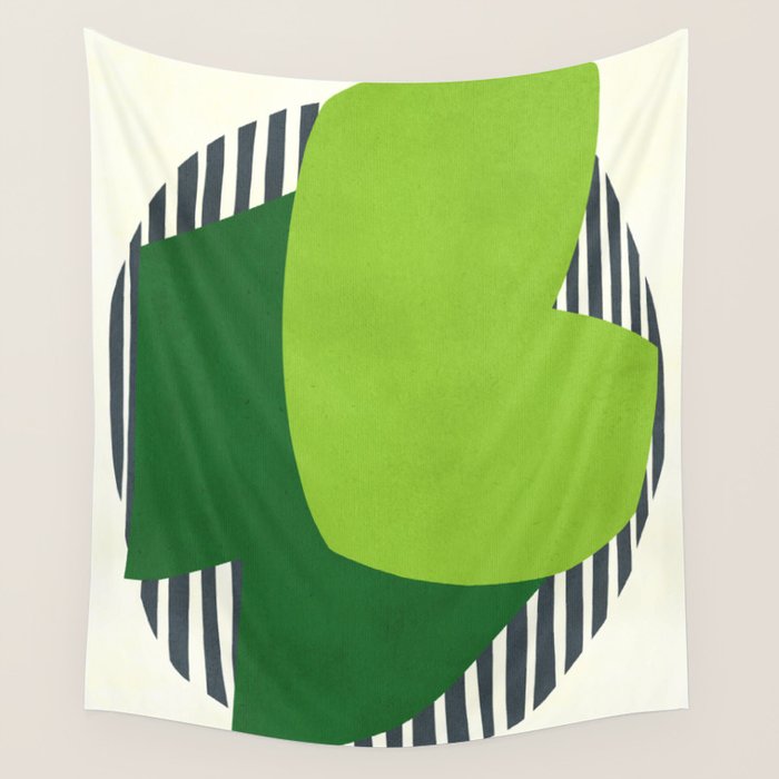 Modern abstract shape N03 Wall Tapestry Gallery Image 4