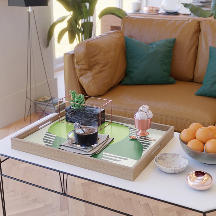 Modern abstract shape N03 Serving Tray Gallery Image 2