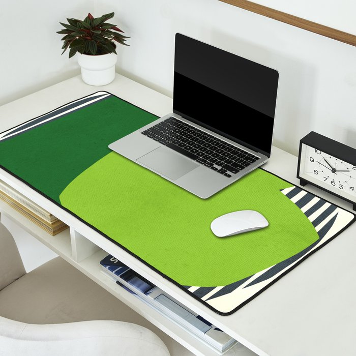 Modern abstract shape N03 Desk Mat Gallery Image 2