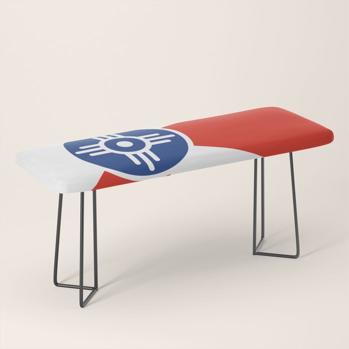 Flag of Wichita, Kansas Bench Gallery Image 1