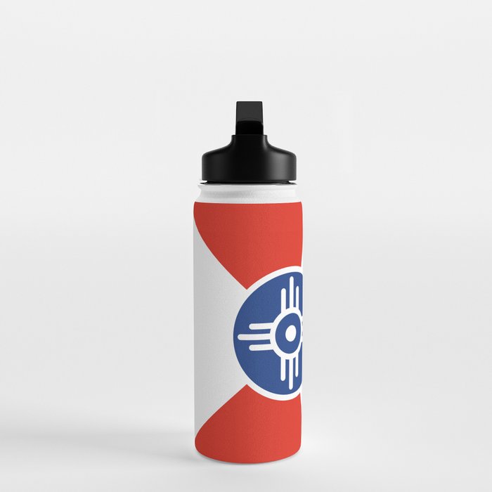 Flag of Wichita, Kansas Water Bottle Gallery Image 3