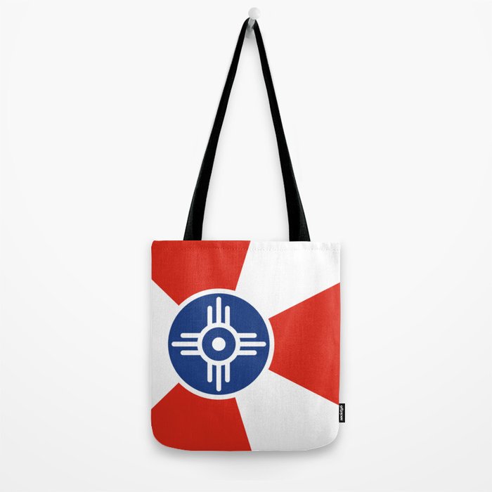 Flag of Wichita, Kansas Tote Bag Gallery Image 2