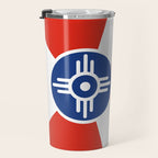 Flag of Wichita, Kansas Travel Mug Gallery Image 3