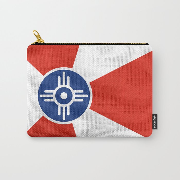 Flag of Wichita, Kansas Carry All Pouch Gallery Image 1