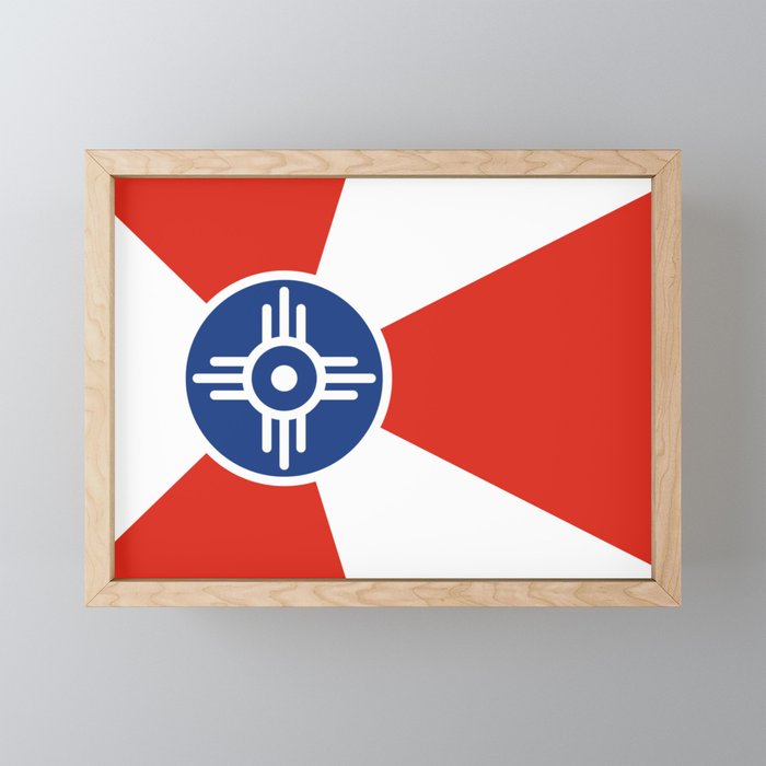 Flag of Wichita, Kansas Mini Art Print Gallery Image 1