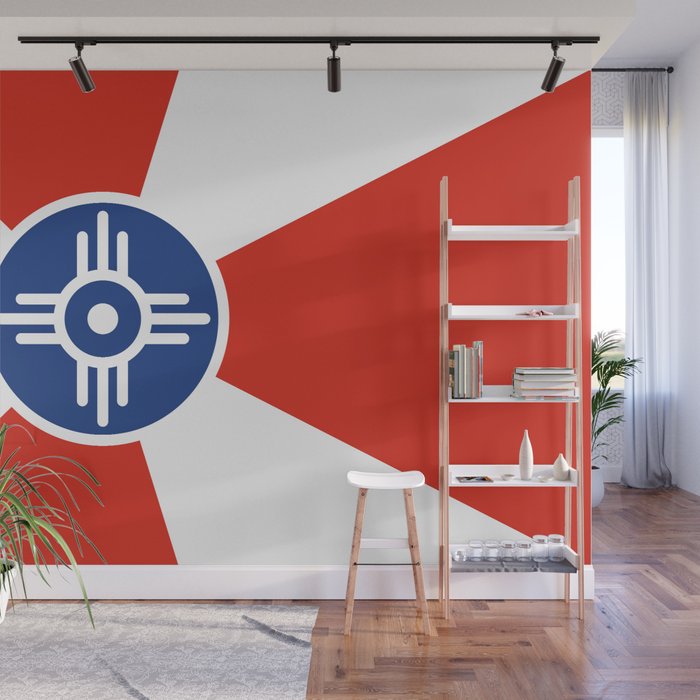 Flag of Wichita, Kansas Wall Mural Gallery Image 1