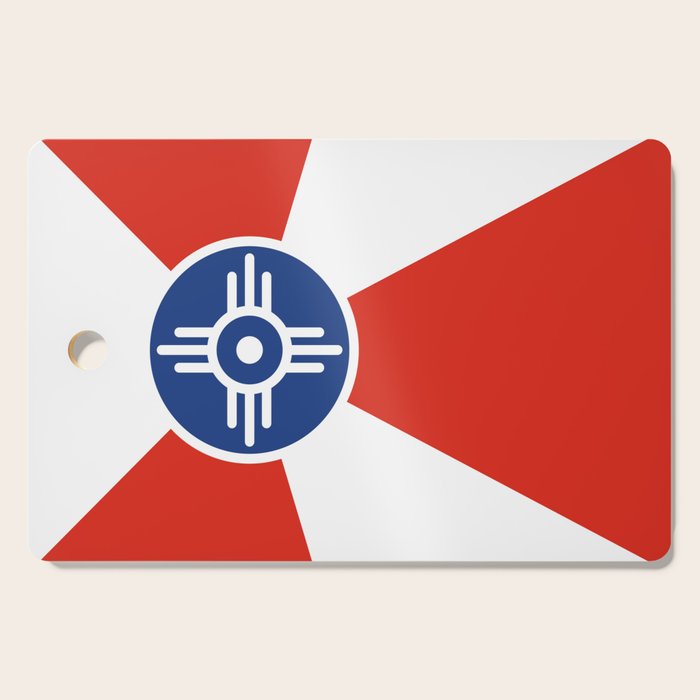 Flag of Wichita, Kansas Cutting Board Gallery Image 1