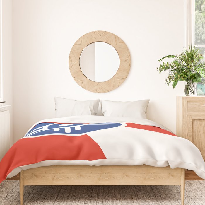 Flag of Wichita, Kansas Duvet Cover Gallery Image 3
