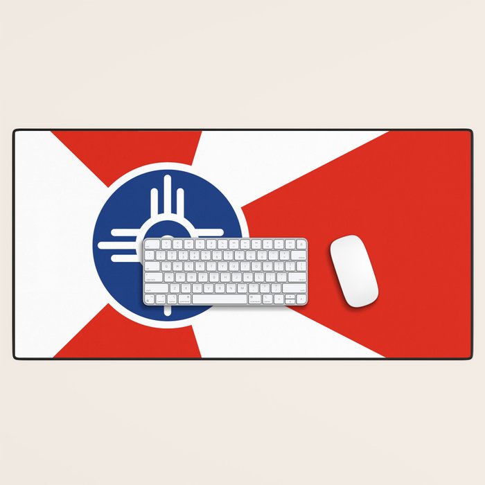 Flag of Wichita, Kansas Desk Mat Gallery Image 1