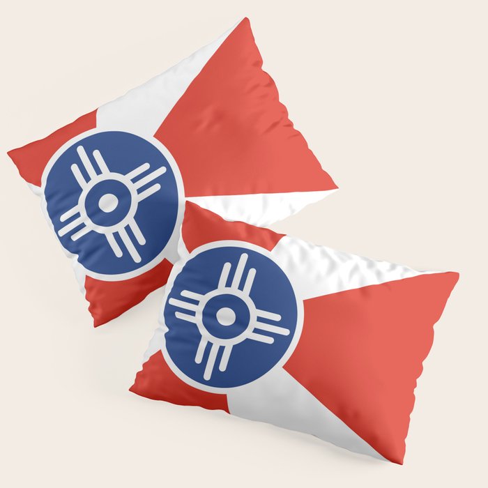 Flag of Wichita, Kansas Pillow Sham Gallery Image 3
