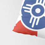 Flag of Wichita, Kansas Pillow Sham Gallery Image 4