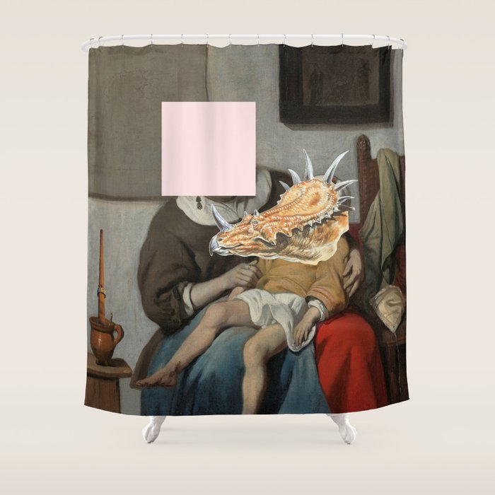 Classic Mix 247 · somekind of abstract horror Shower Curtain Gallery Image 1