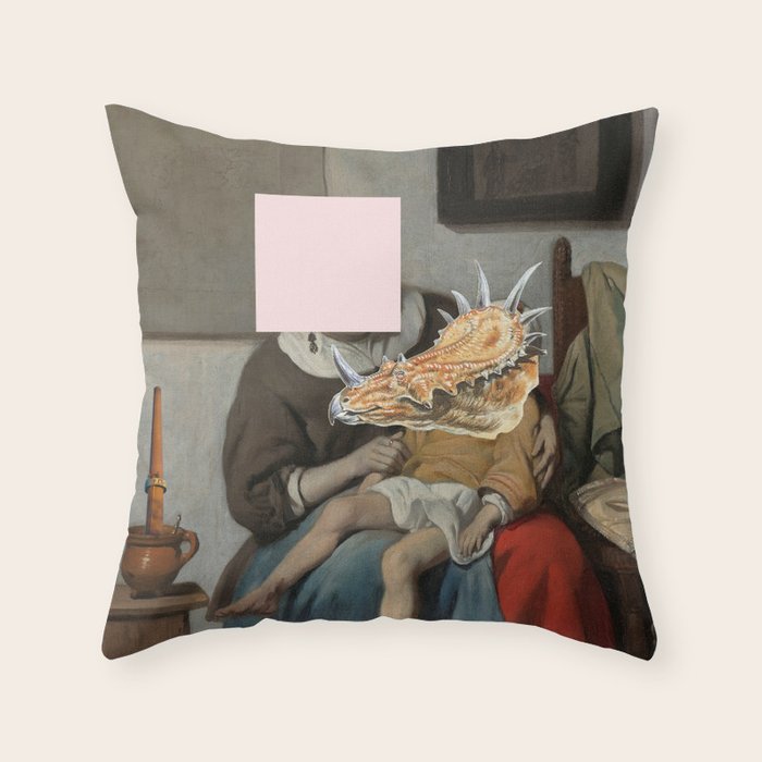 Classic Mix 247 · somekind of abstract horror Throw Pillow Gallery Image 6